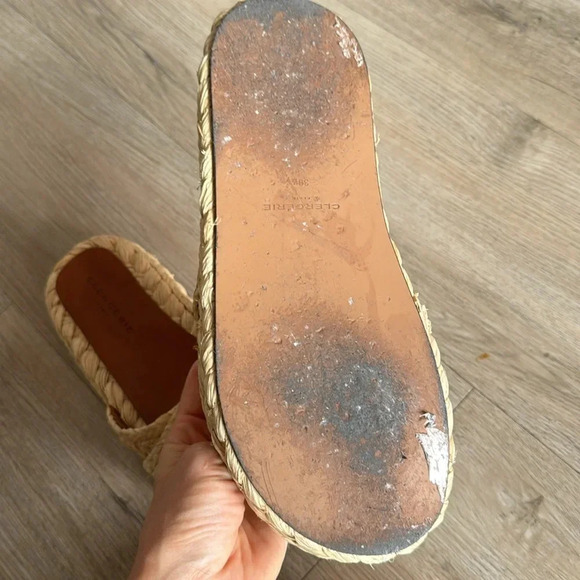 Robert Clergerie Paris rafia platform slides - Picture 6 of 6